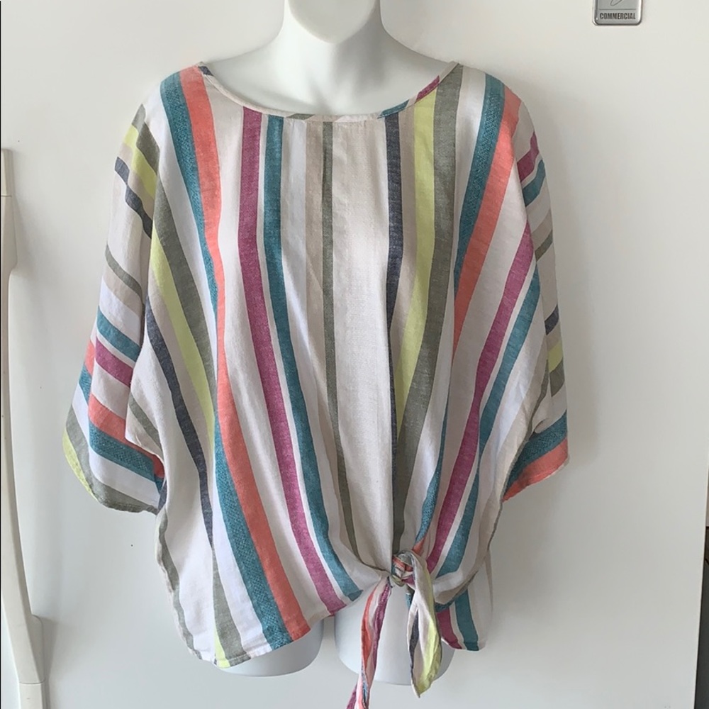 Stripped Tie Top